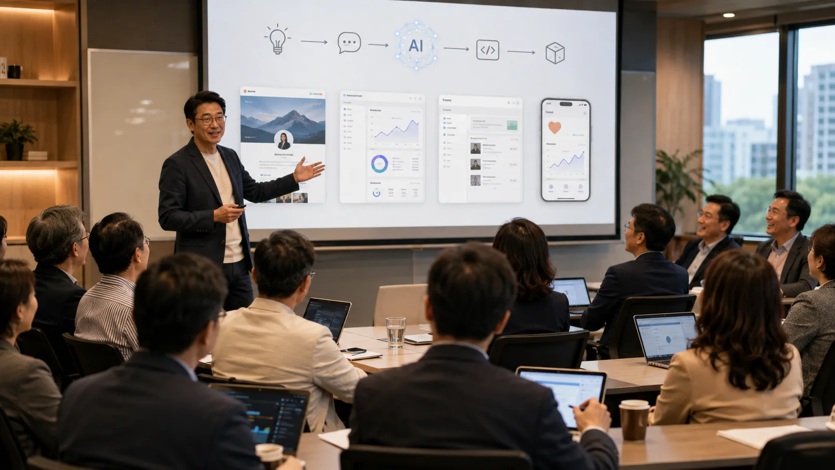 一屋子老闆來學 Vibe Coding：卡住他們的不是預算，是不知道 AI 能拿來做什麼